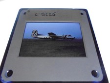 35mm photographic slide of Handley Page HPR-7 Herald 202  - reg G-BCZG - BAF