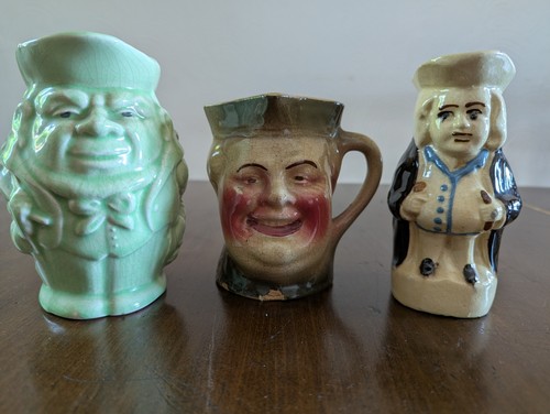 Toby jugs various ceramic - toby,