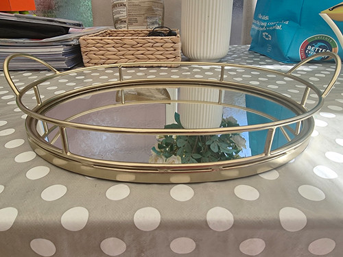 Next oval mirrored serving - next,