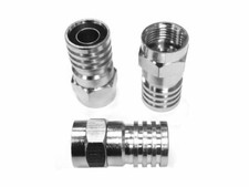 10 x Webro Crimp F Plug