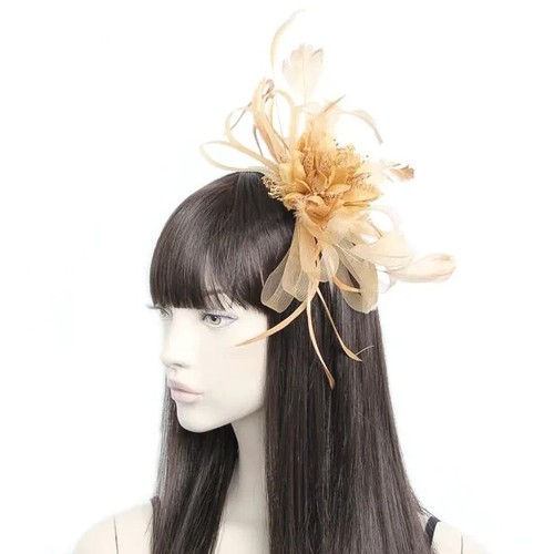 Ladies gold fascinator - ,