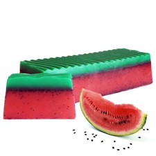 Watermelon Tropical Paradise Handmade Soap Loaf 1.3kg - Whole Large Block Slices