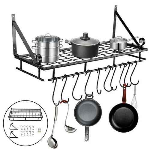 Wall mounted kitchen utensils - mounted,