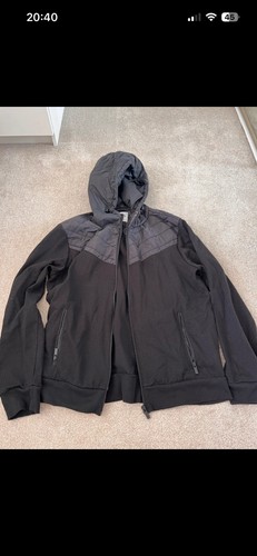 Zara men black hooded - men's,