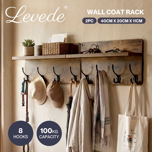 Levede wall coat rack - coat, 8