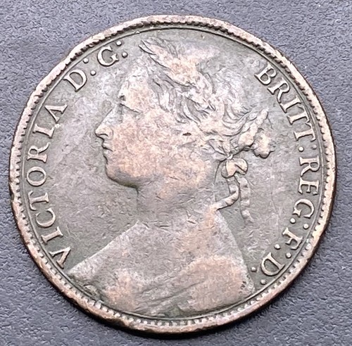 Victoria 1879 penny coin - victoria,