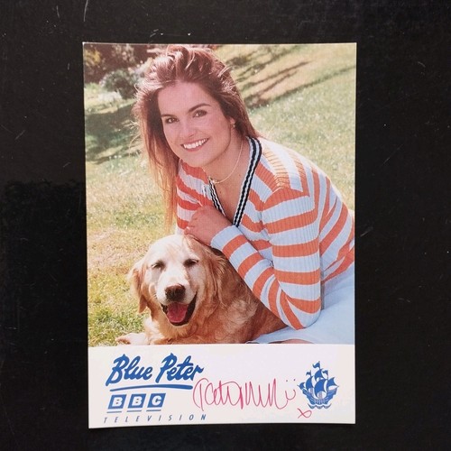 Blue peter katy hill signed - peter,