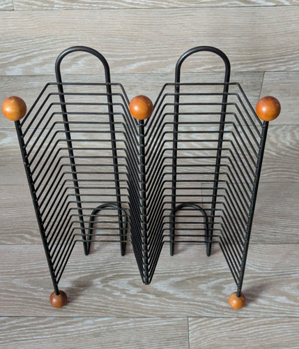 Vintage black metal tower - metal,