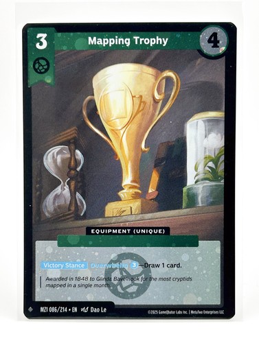 Metazoo mapping trophy reverse - mapping,