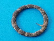 Beautiful little Medieval bronze annular brooch. Please read description. L157d