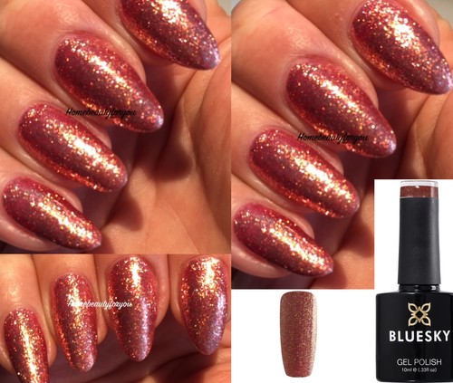 Bluesky gel nail polish bronze - gel,