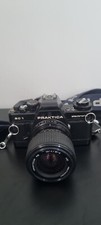 Praktica BC1 SLR 35mm Film Camera Black Electronic + Prakticar Pb Lens + Strap