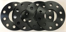 ALLOY WHEEL SPACERS 5mm BLACK