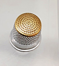 Vintage Plated Brass Thimble