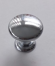 polished chrome door knob Kitchen 32mm