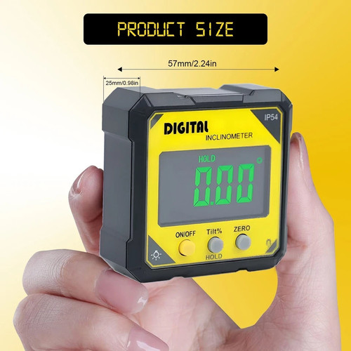 Digital angle finder - angle, laser