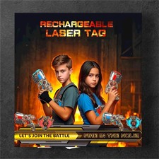 Rechargeable laser tag set –