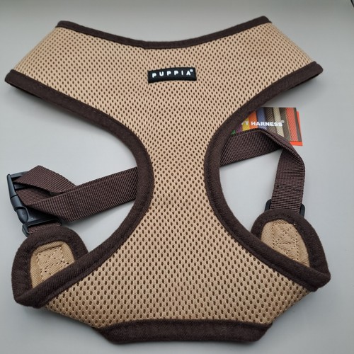 Puppia soft dog harness - soft, beige