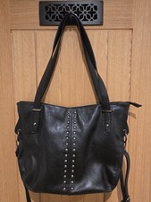 Hotter Handbag - Black Leather