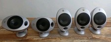 KEF HTS2001 Satellite Silver Speakers Set of 5 Spares/Repairs L3
