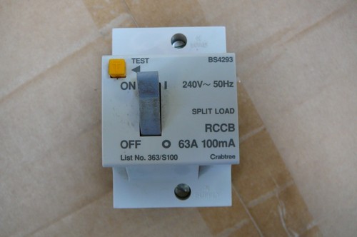 Crabtree rccb 363 - , 63a