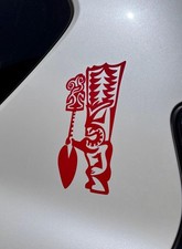 Hawaiian Design 9" Red Tribal