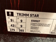 Size UK 9 Adidas Trimm Star