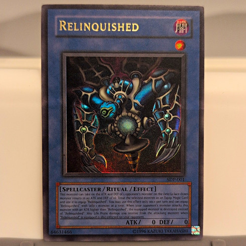 Relinquished sdp 001 - relinquished, sdp-001