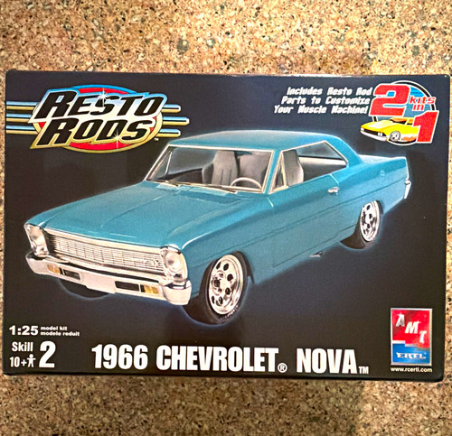 Amt ertl resto rods 1966 - amt,