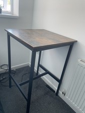 VASAGLE Bar Table Square Tall