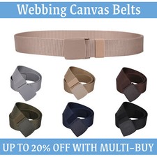 125cm Webbing Canvas Belt with