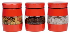 Glass storage jars canister