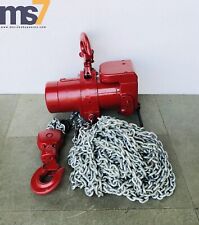 TOKU TCR-1000 PNEUMATIC AIR CHAIN HOIST 1 TON CAPACITY 33 FT CHAIN