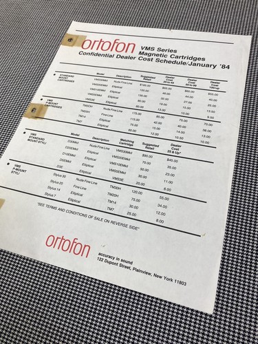 Ortofon vms cartridges dealer - ortofon, cartridges: