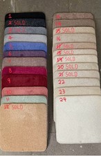 Multicoloured Square Carpets - Small Floor Quality Fabric 30x30 cm Carpets