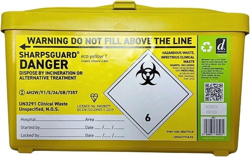 Sharpsguard sharps bin litre - sharps,