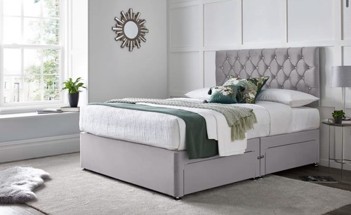 Orthopaedic divan bed set with - set,