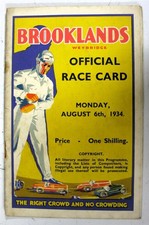 BROOKLANDS Official Car Racing