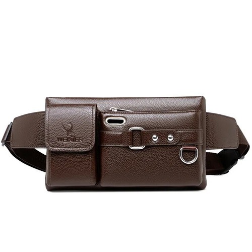 Leather waist belt fanny - waist,