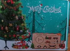 Large Classic  Elevated(!) Train Set - Brand New in Box - Classic Christmas