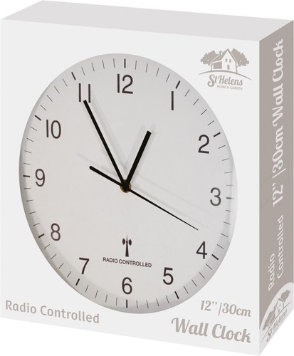 Radio controlled wall clock - radio,