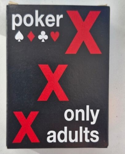 Sealed adult playing cards - adult,