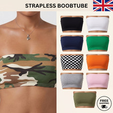 Ladies Strapless Plain Boob