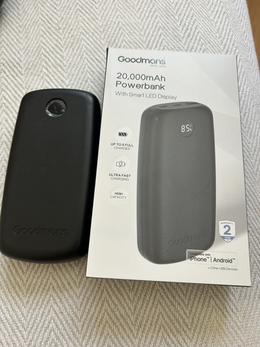 Goodmans 20000mah power - 20000mah, bank