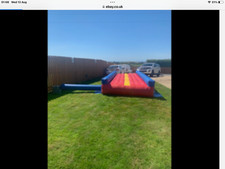 Gymnastics  bounce Training Track Air Fed with fan lovely used  14ft x 6ft