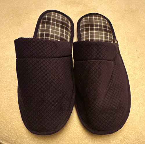 Totes black quilted mule - black,