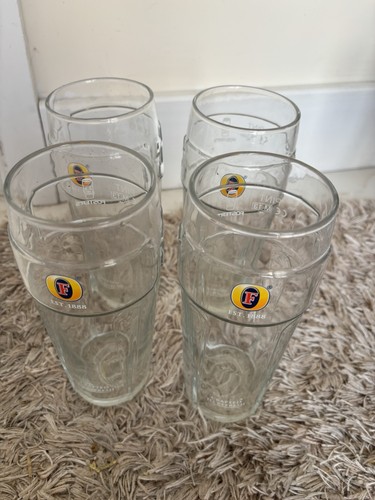 Fosters pint glasses - 4, x