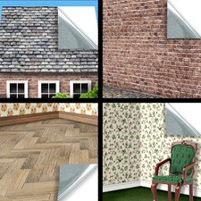 Dolls house wallpaper 12 - house, 1:12