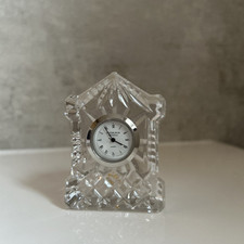 Edinburgh Crystal Minature Clock