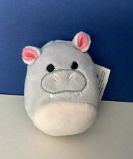 Squishmallows Squishville RARE Benedict Grey Tiny Hippo 2” approx